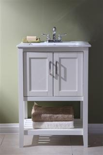 Image of Legion WLF6020-W 24" SINK VANITY WITHOUT FAUCET - White WLF6020-W