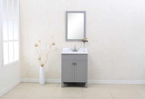 Image of Legion WLF7020-G 24" GRAY SINK VANITY, NO FAUCET - Espresso WLF7020-G