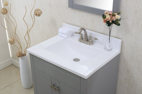 Image of Legion WLF7020-G 24" GRAY SINK VANITY, NO FAUCET - Espresso WLF7020-G