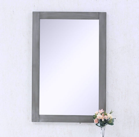 Image of Legion WLF7020-SG 24" SILVER GRAY SINK VANITY, NO FAUCET - Silver gray WLF7020-SG