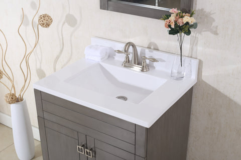 Image of Legion WLF7020-SG 24" SILVER GRAY SINK VANITY, NO FAUCET - Silver gray WLF7020-SG