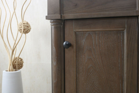 Image of Legion WLF7021-18 18" WEATHERED GRAY SINK VANITY, NO FAUCET - WEATHERED GRAY WLF7021-18