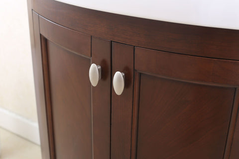 Image of Legion WLF7024 24" ROYAL WALNUT SINK VANITY, NO FAUCET - ROYAL WALNUT WLF7024