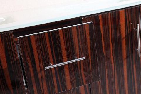 Image of Legion WT5184 SINK VANITY WITH MIRROR - NO FAUCET - Muti Brown WT5184