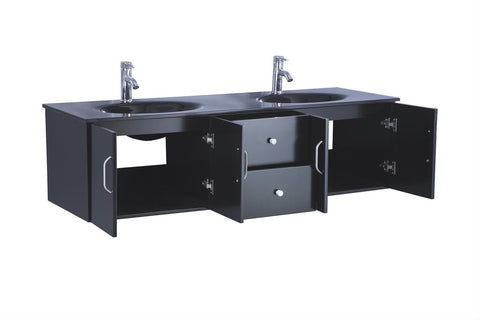 Image of Legion WT9001D SINK VANITY WITH MIRROR - NO FAUCET - Espresso WT9001D