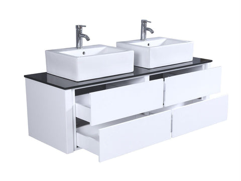 Image of Legion WT9012A SINK VANITY WITH MIRROR - NO FAUCET - White WT9012A