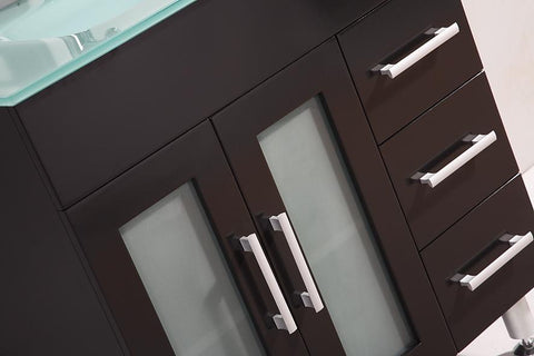 Image of Legion WT9109 SINK VANITY WITH MIRROR - NO FAUCET - ESPRESSO WT9109