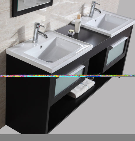 Image of Legion WT9118-R Sink Vanity with Mirror - Espresso WT9118-R