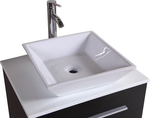 Image of Legion WT9189 SINK VANITY WITH MIRROR - NO FAUCET - Espresso WT9189