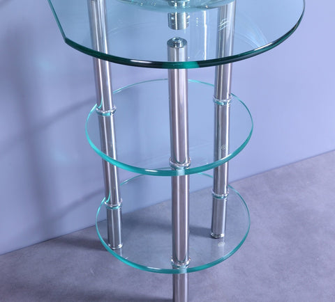 Image of Legion WTB030 SINK VANITY WITHOUT MIRROR AND FAUCET - Clear, Chrome WTB030