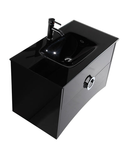 Image of Legion WTH22120B SINK VANITY WITH MIRROR - NO FAUCET - Espresso WTH22120B