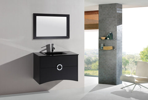 Image of Legion WTH22120B SINK VANITY WITH MIRROR - NO FAUCET - Espresso WTH22120B
