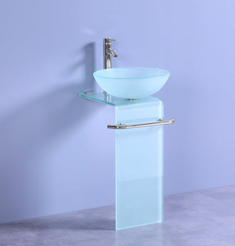 Image of Legion WTH70854 SINK VANITY WITHOUT MIRROR AND FAUCET - Frosted WTH70854