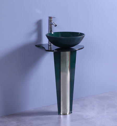 Image of Legion WTH70866 SINK VANITY WITHOUT MIRROR AND FAUCET - Black WTH70866