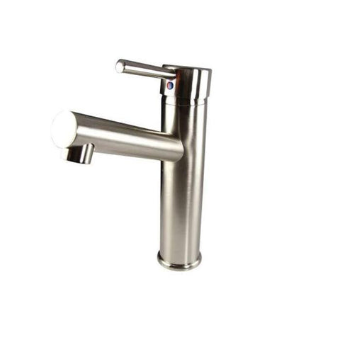 Image of Lucera 24" Espresso Modern Wall Hung Undermount Sink Vanity w/ Medicine Cabinet FVN6124ES-UNS-FFT1046BN