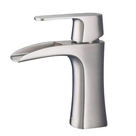 Image of Lucera 30" Gray Modern Wall Hung Undermount Sink Vanity w/ Medicine Cabinet FVN6124GR-UNS-FFT3071BN
