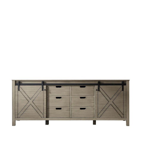 Image of Marsyas 84" Ash Grey Vanity Cabinet Only