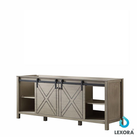 Image of Marsyas 84" Ash Grey Vanity Cabinet Only