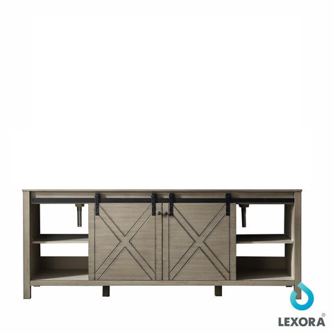 Image of Marsyas 84" Ash Grey Vanity Cabinet Only