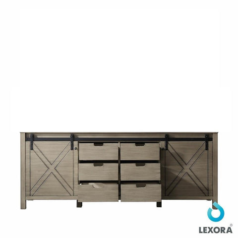 Image of Marsyas 84" Ash Grey Vanity Cabinet Only