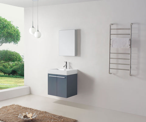 Image of Midori 24" Single Bathroom Vanity JS-50124-GR