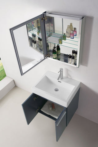 Image of Midori 24" Single Bathroom Vanity JS-50124-GR