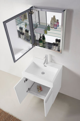 Image of Midori 24" Single Bathroom Vanity JS-50124-GR