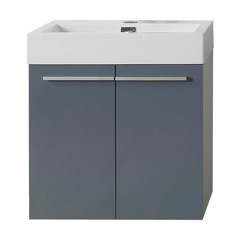 Image of Midori 24" Single Bathroom Vanity JS-50124-GR-PRTSET1