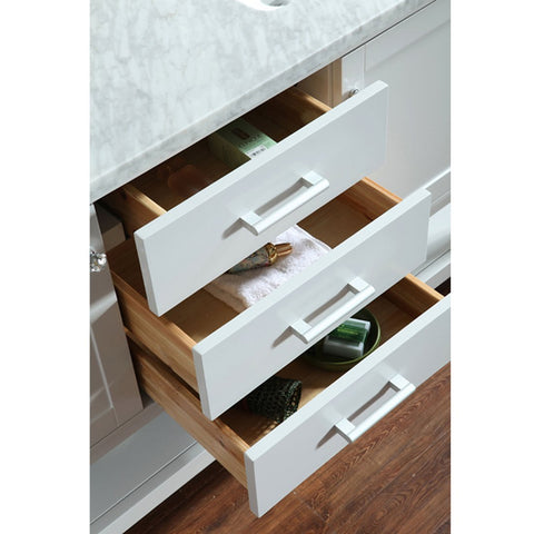 Image of Seacliff by Ariel Bayhill 60" Double Sink Vanity Set in Cloud Grey SC-BAY-60-SCG