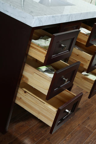 Image of Seacliff by Ariel Beckonridge 42" Single Sink Vanity Set in Walnut SC-BEC-42-SWA