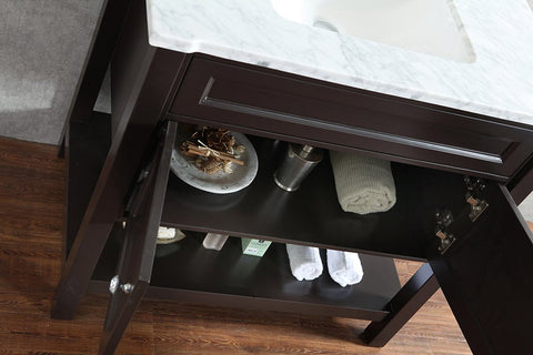 Image of Seacliff by Ariel Mayfield 36" Single Sink Vanity Set in Espresso SC-MAY-36-SES