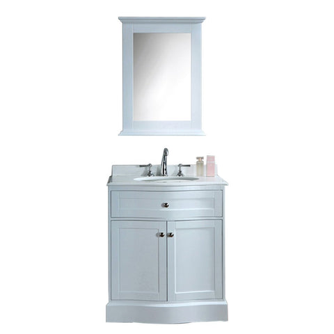 Image of Seacliff by Ariel Montauk 30" Single Sink Vanity Set in White SC-MON-30-SWH