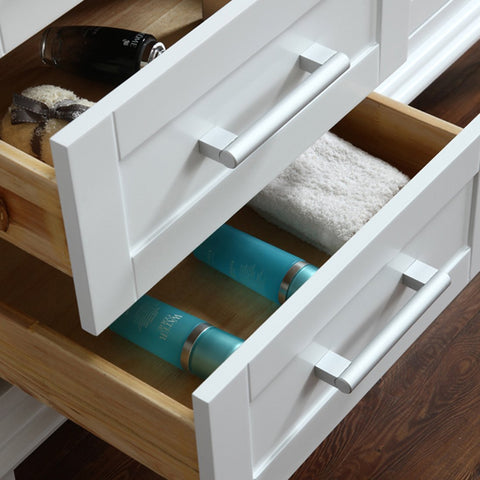 Image of Seacliff by Ariel Nantucket 42" Single Sink Vanity Set in White SC-NAN-42-SWH