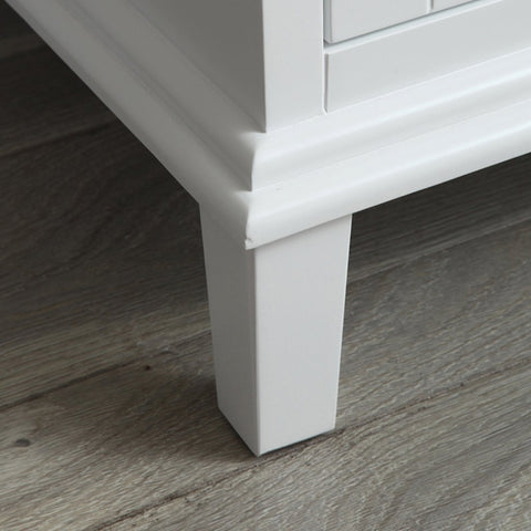 Image of Seacliff by Ariel Nantucket 60" Double Sink Vanity Set in White SC-NAN-60-SWH