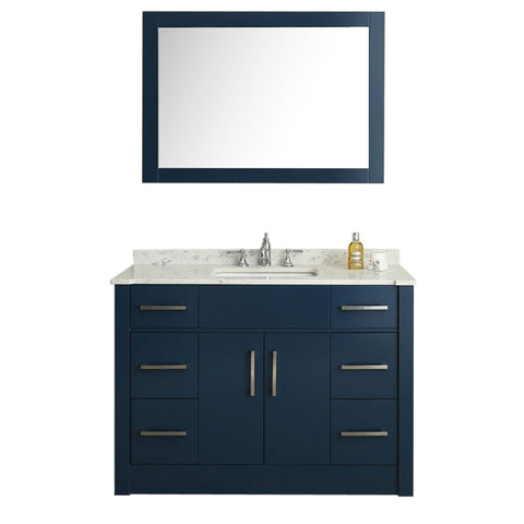 Image of Seacliff by Ariel Radcliff 48" Single Sink Vanity Set in Midnight Blue SC-RAD-48-SMB