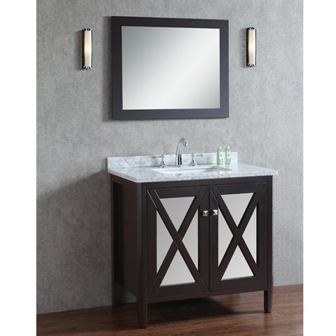Image of Seacliff by Ariel Summit 36" Single Sink Vanity Set in Espresso SC-SUM-36-SES