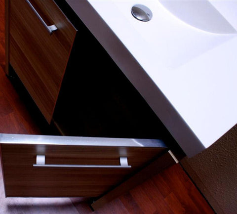 Image of SINK VANITY WITH MIRROR AND SIDE CABINET - NO FAUCET WTH0932