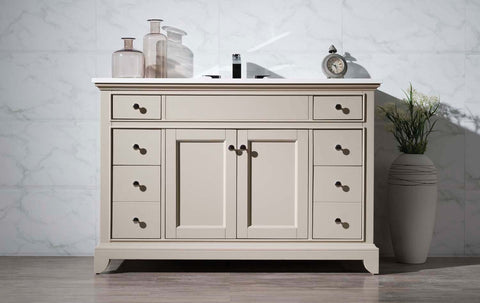Image of Stufurhome Erin 49 Inch Single Sink Bathroom Vanity HD-6004-49-QZ