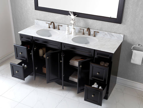 Image of Talisa 72" Double Bathroom Vanity ED-25072-WMRO-ES