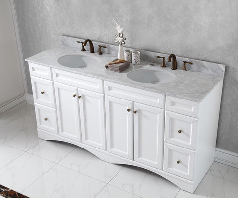 Image of Talisa 72" Double Bathroom Vanity ED-25072-WMRO-ES