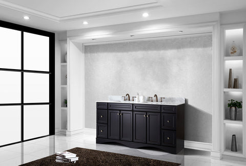 Image of Talisa 72" Double Bathroom Vanity ED-25072-WMSQ-ES