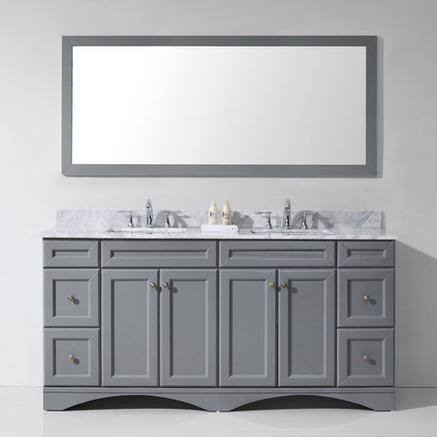 Image of Talisa 72" Double Bathroom Vanity ED-25072-WMSQ-ES