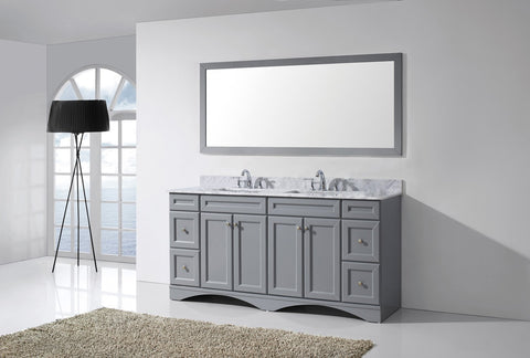 Image of Talisa 72" Double Bathroom Vanity ED-25072-WMSQ-ES