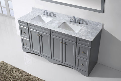 Image of Talisa 72" Double Bathroom Vanity ED-25072-WMSQ-ES