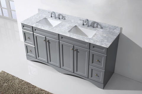 Image of Talisa 72" Double Bathroom Vanity ED-25072-WMSQ-ES