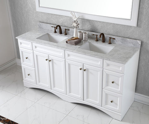 Image of Talisa 72" Double Bathroom Vanity ED-25072-WMSQ-ES