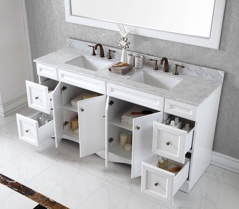Image of Talisa 72" Double Bathroom Vanity ED-25072-WMSQ-ES
