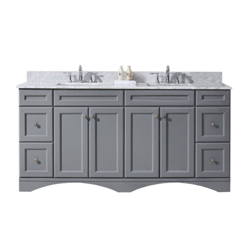 Image of Talisa 72" Double Bathroom Vanity ED-25072-WMSQ-GR-NM