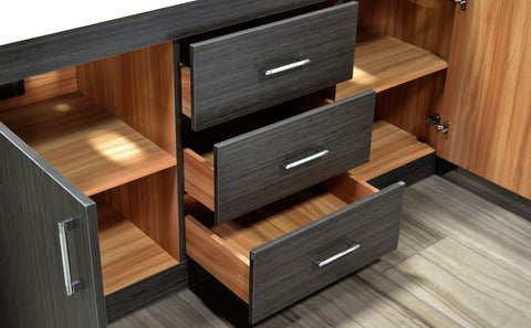 Image of Tavian 72" Double Bathroom Vanity KD-90072-G-GO