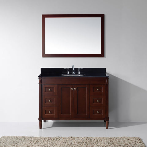 Image of Tiffany 48" Single Bathroom Vanity ES-40048-BGSQ-ES